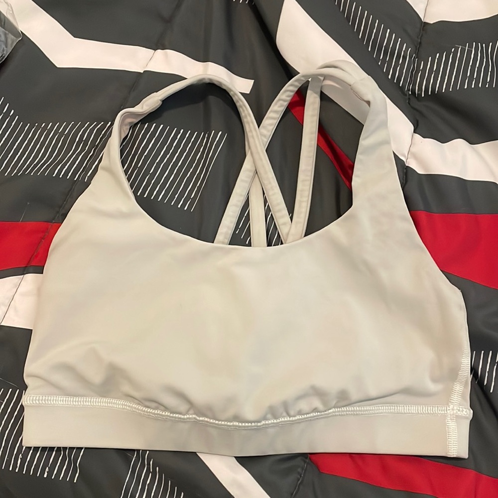 Lululemon Energy Bra size 4 - WAS WHITE, it’s faded over time